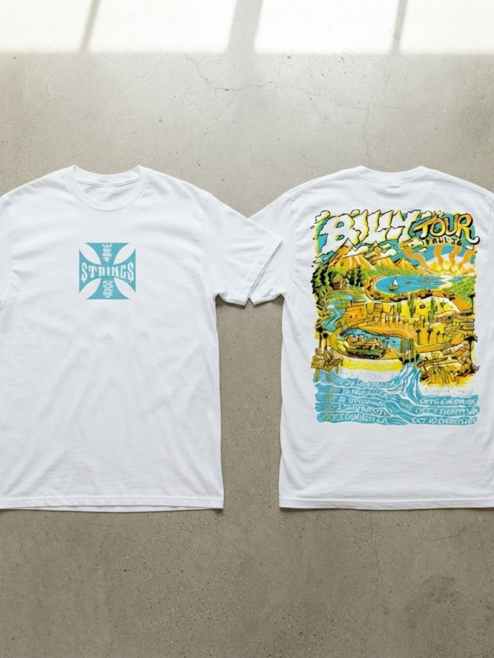 Billy Strings Billy Tour Fall 2026 West Coast Two-Sided T-Shirt S-5XL